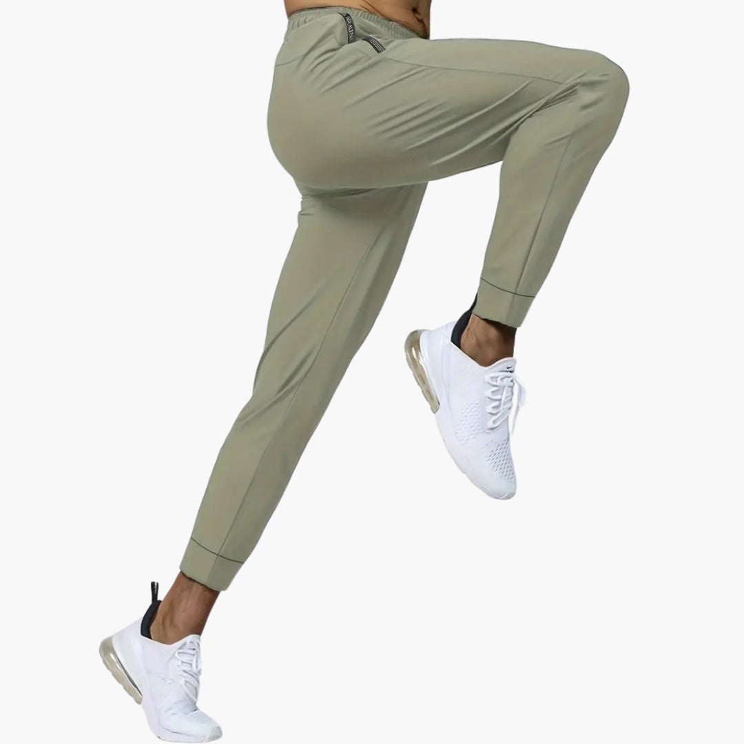 Adrián | Pantalón Deportivo Hombre Running Bolsillos Cremallera