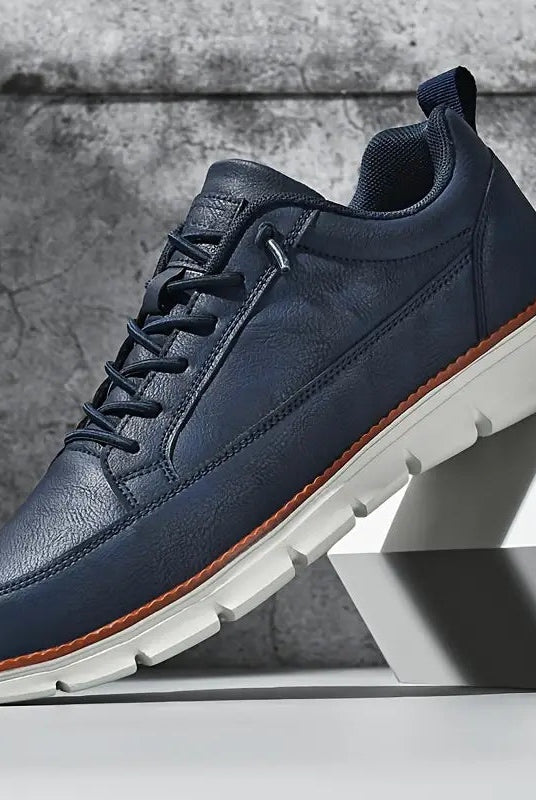 Adrián | Zapatillas de Cuero Casual Hombre Suela Flexible