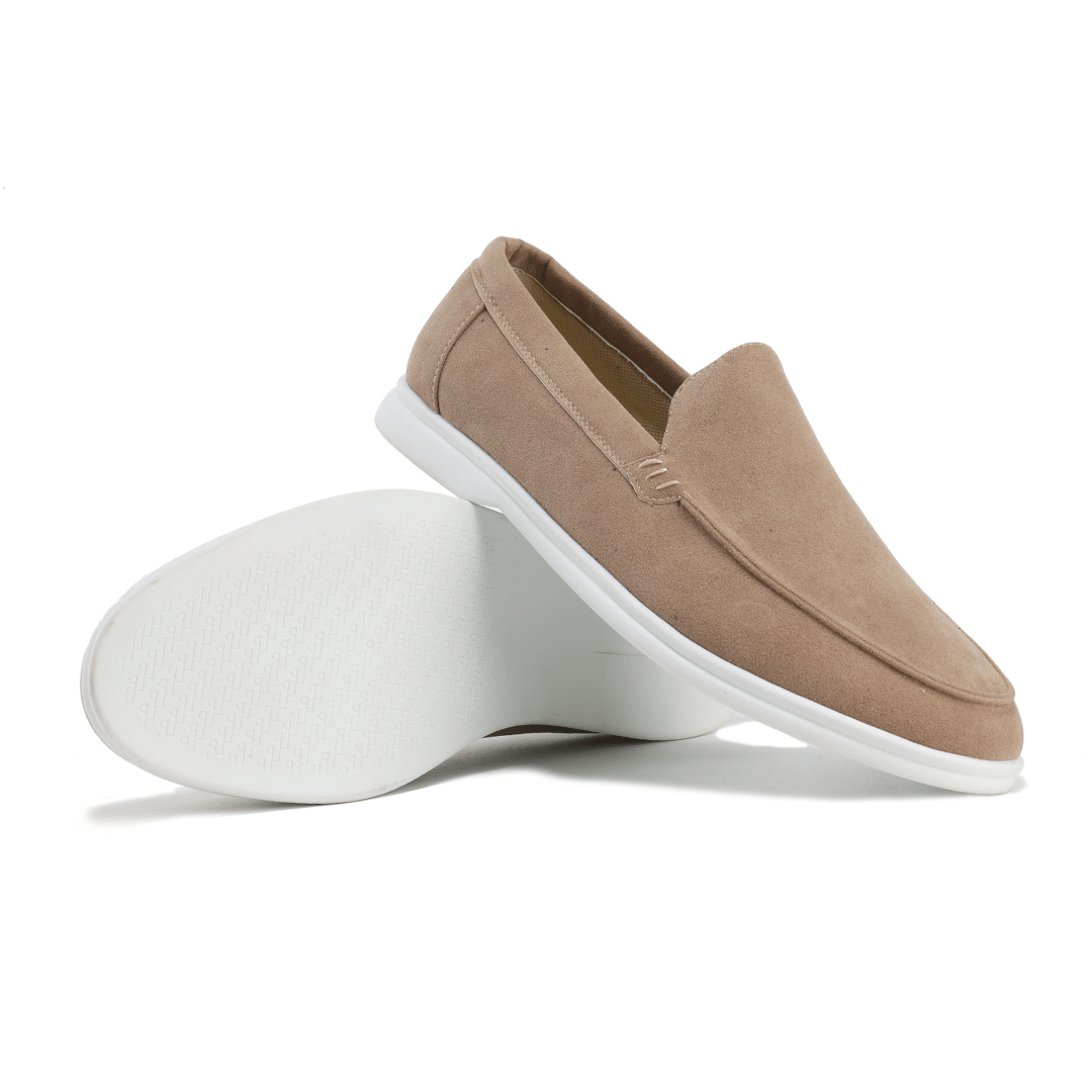 Diego | Zapatillas Sin Cordones de Ante Hombre Slip On