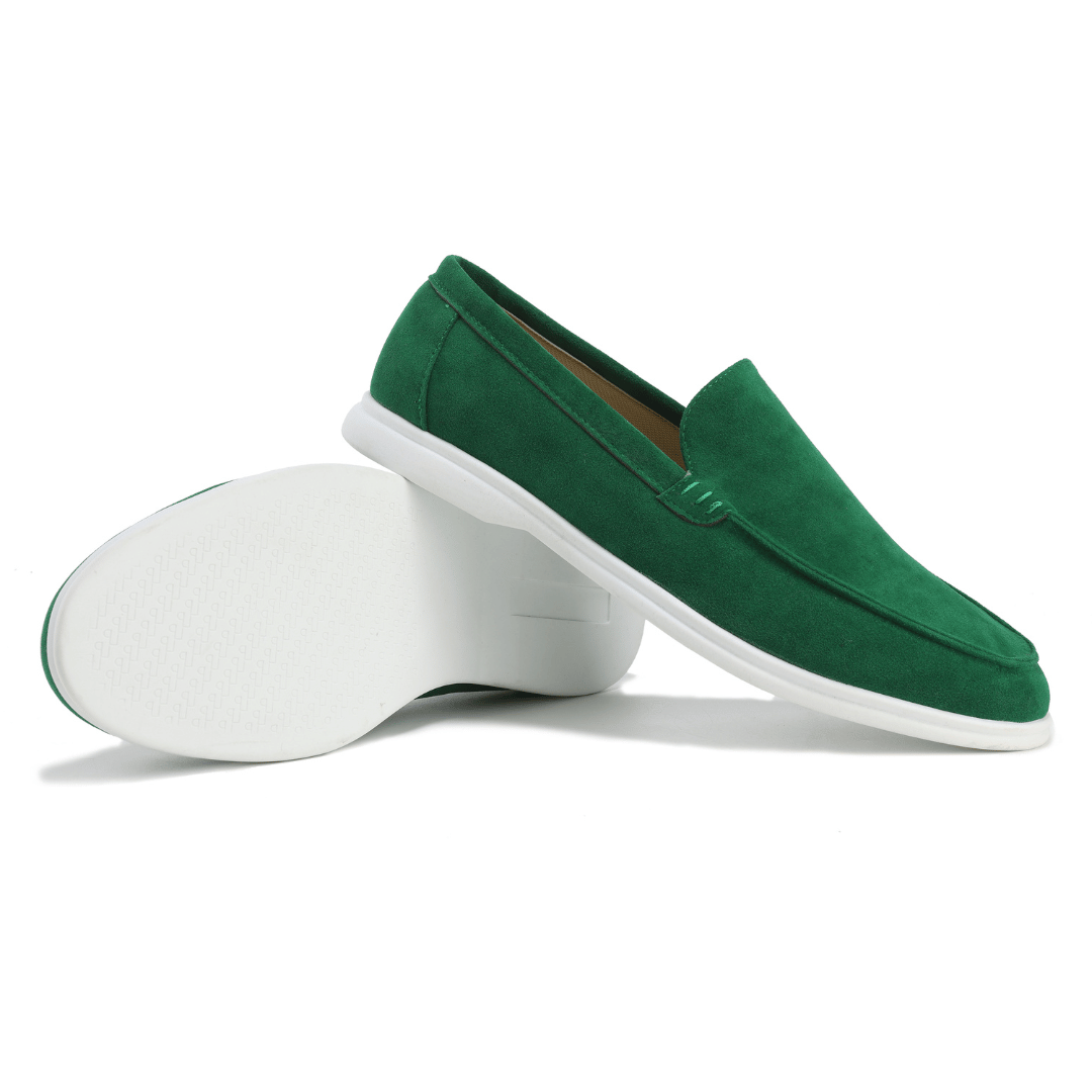Diego | Zapatillas Sin Cordones de Ante Hombre Slip On