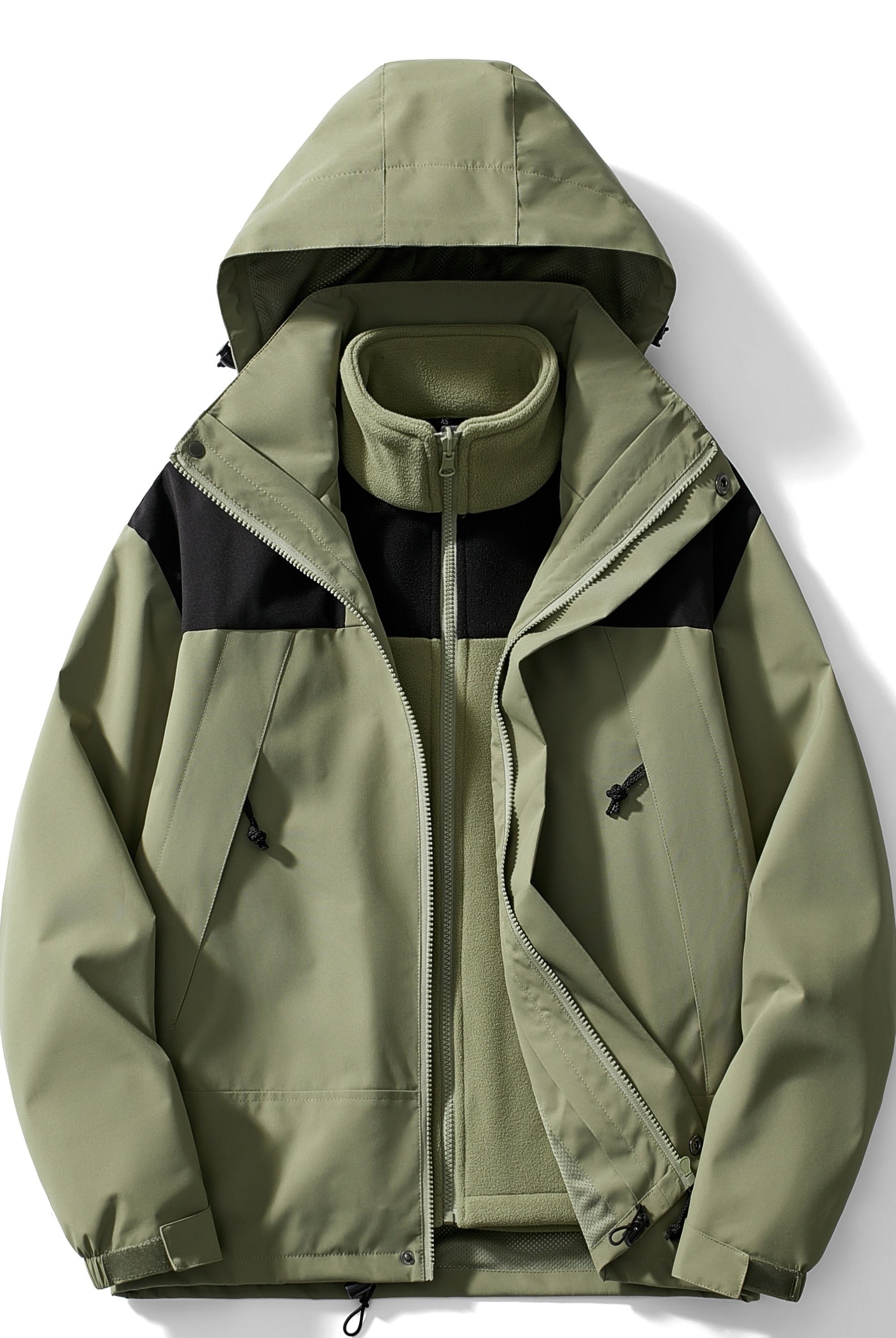 Adriana | Chaqueta Impermeable 3 en 1 con Forro Polar Mujer Capucha