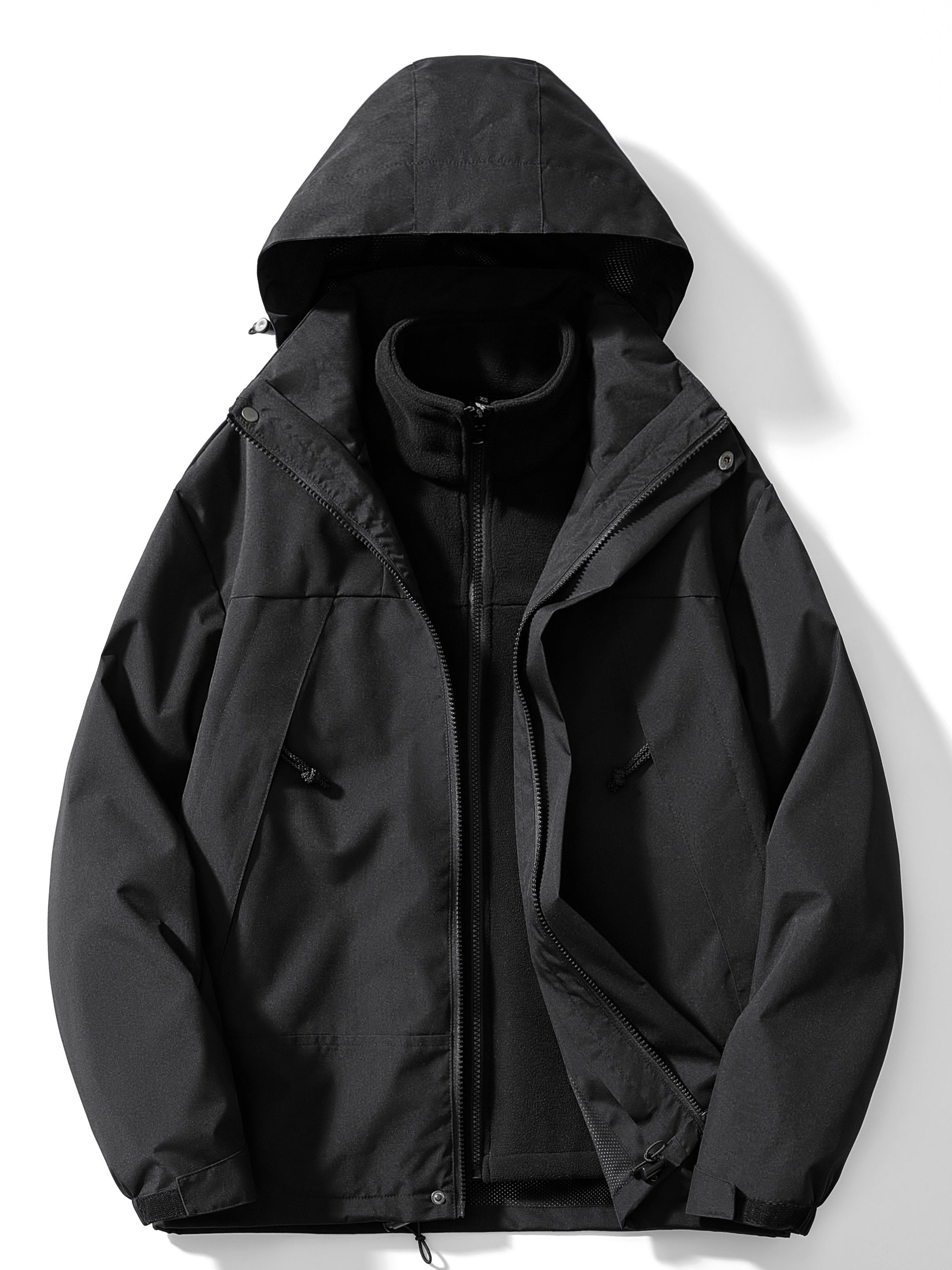 Adriana | Chaqueta Impermeable 3 en 1 con Forro Polar Mujer Capucha