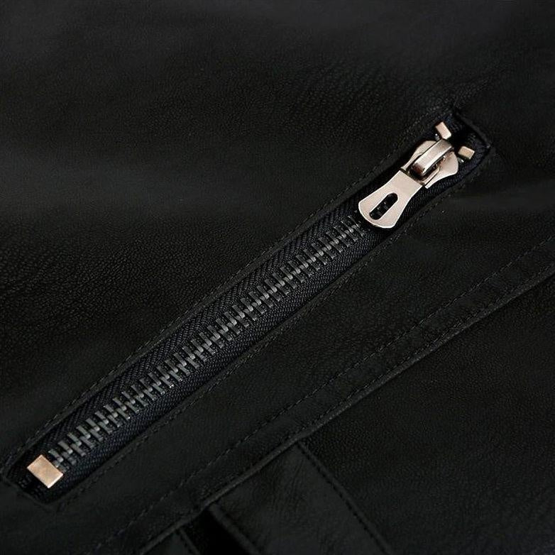 Aitor | Chaqueta para Moto Hombre Polipiel Forro Interior