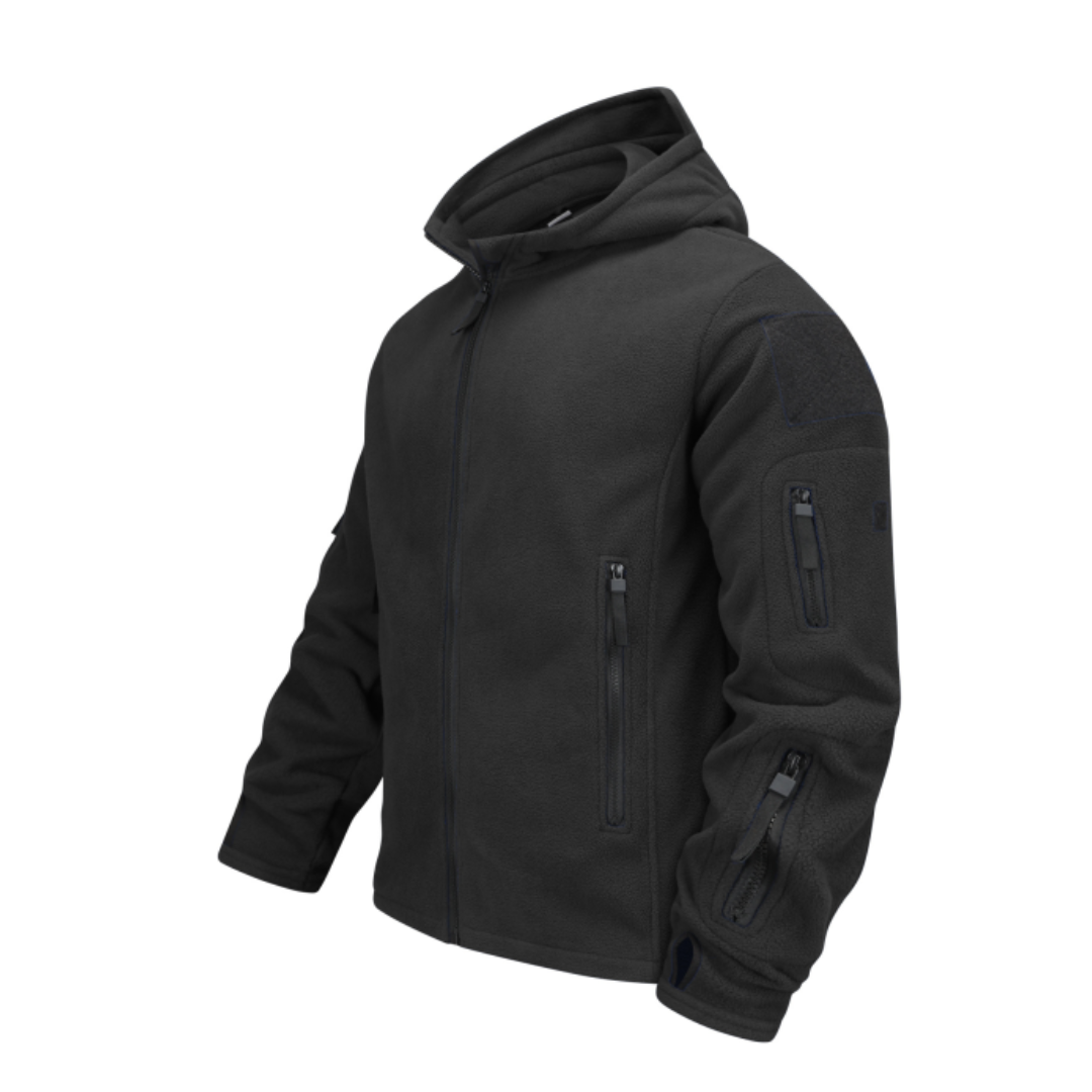 Aitor | Chaqueta Polar Hombre con Capucha Multibolsillos