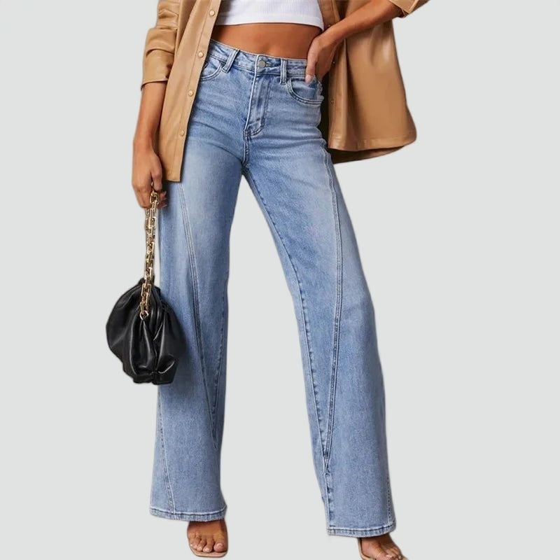Alma | Jeans Mujer Pierna Ancha Cintura Alta