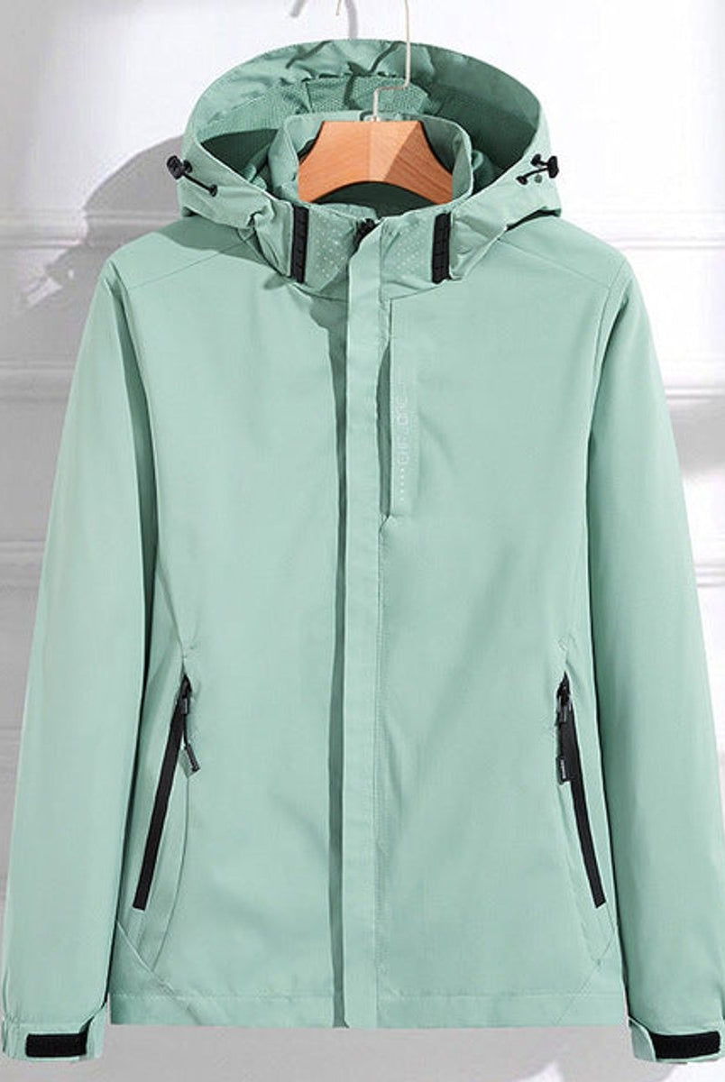 Amaia | Chaqueta Impermeable con Capucha Mujer Cortavientos