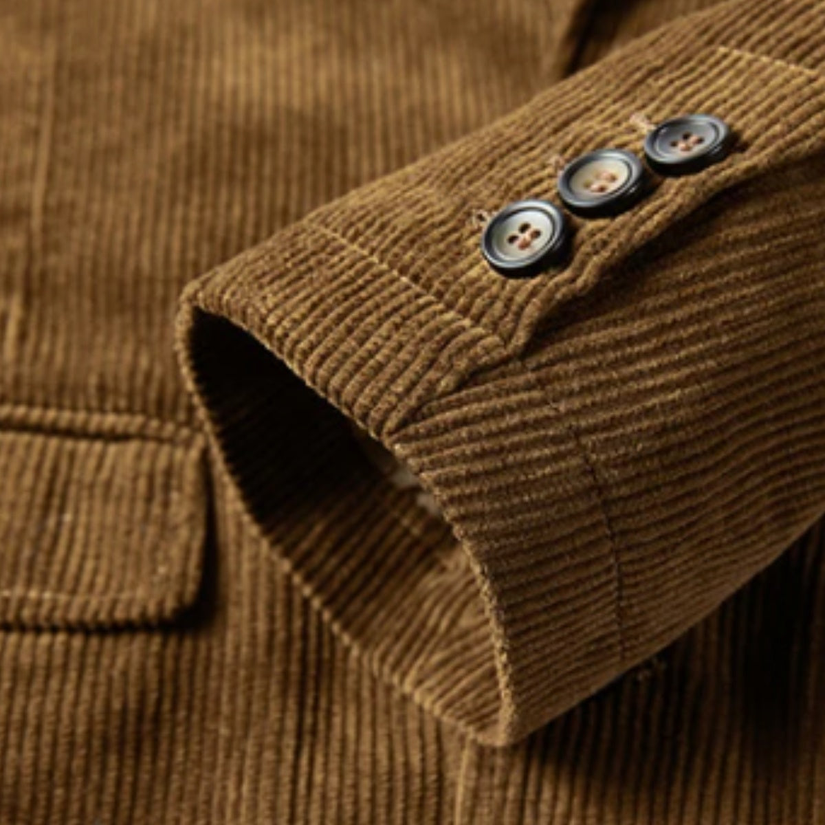 Arnau | Blazer de Pana Hombre Americana Cuello Solapa Forro Estampado