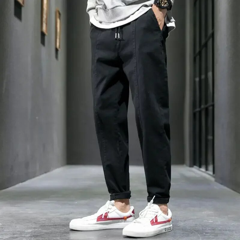 Arnau | Jogger de Algodón Hombre Cintura Elástica Cropped