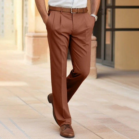 Arturo | Pantalón de Vestir con Pinzas Hombre Corte Slim