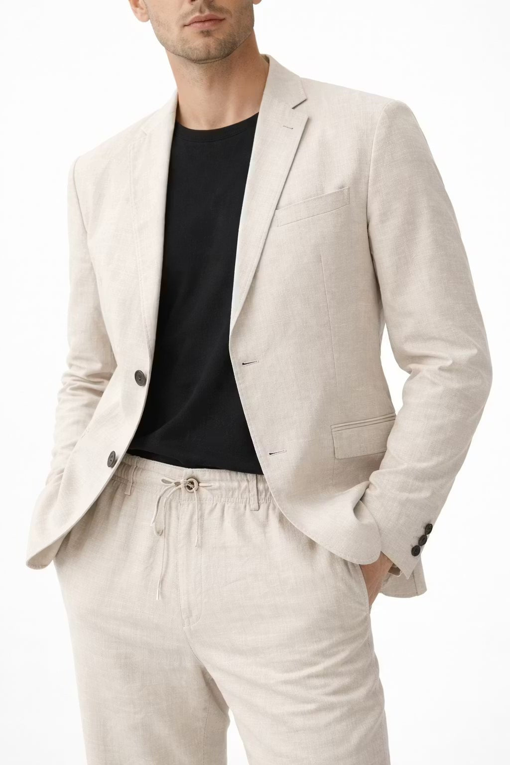 Arturo | Traje de Lino de Dos Piezas Hombre Corte Relajado