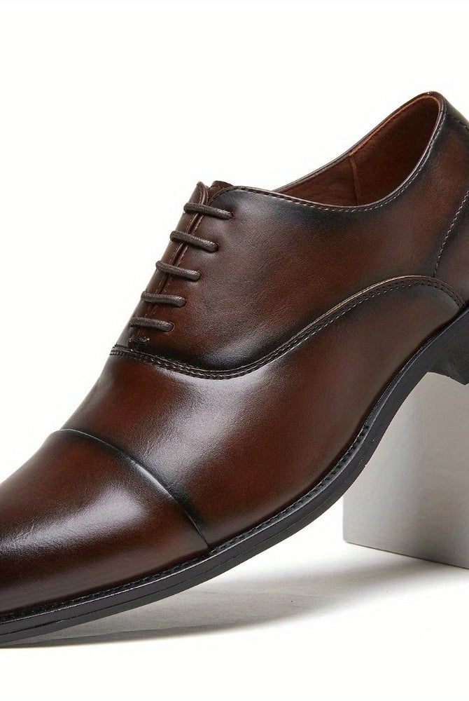Arturo | Zapatos Oxford de Cuero Hombre Cordones Clásicos