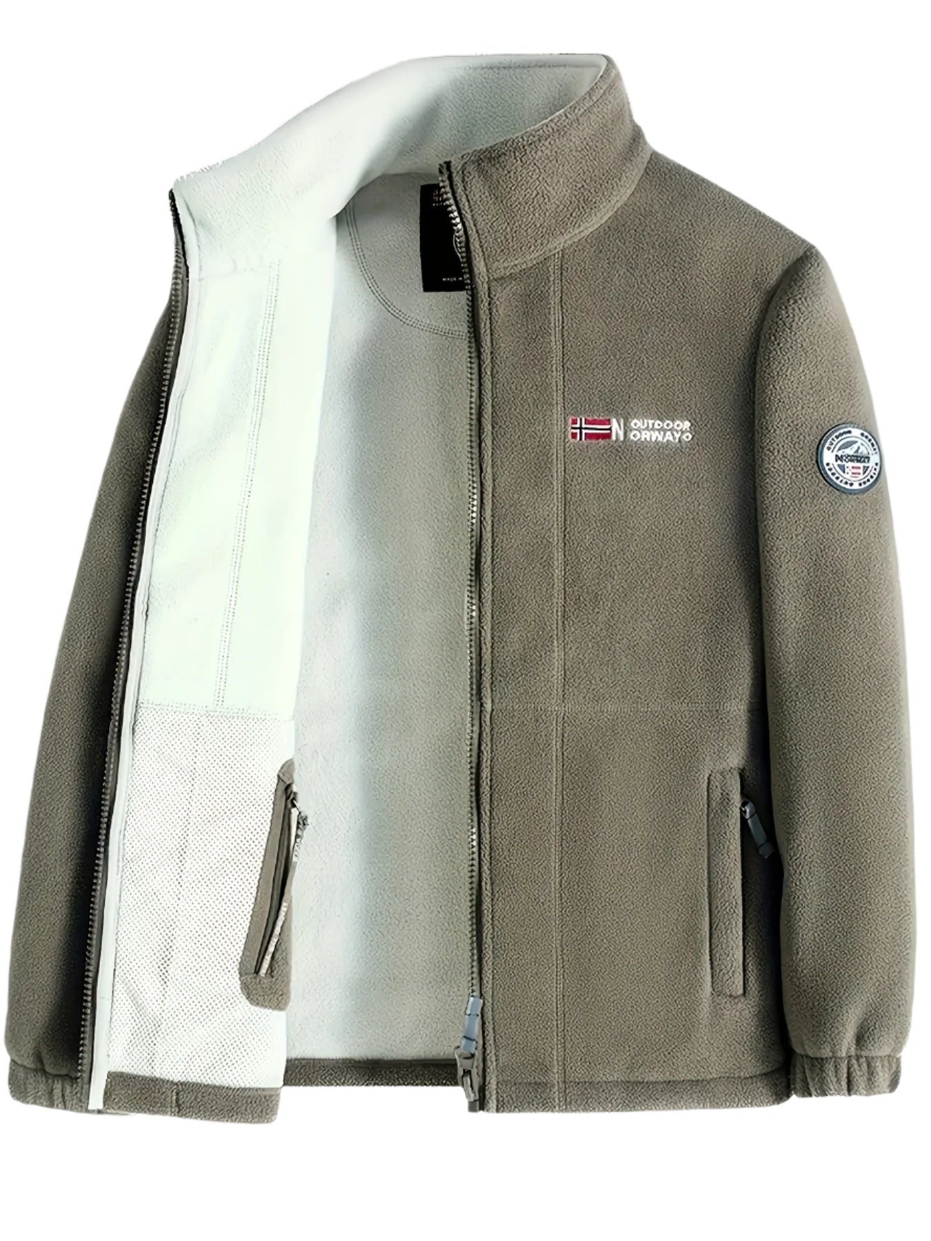 Asier | Chaqueta Polar Hombre Cuello Alto Cremallera