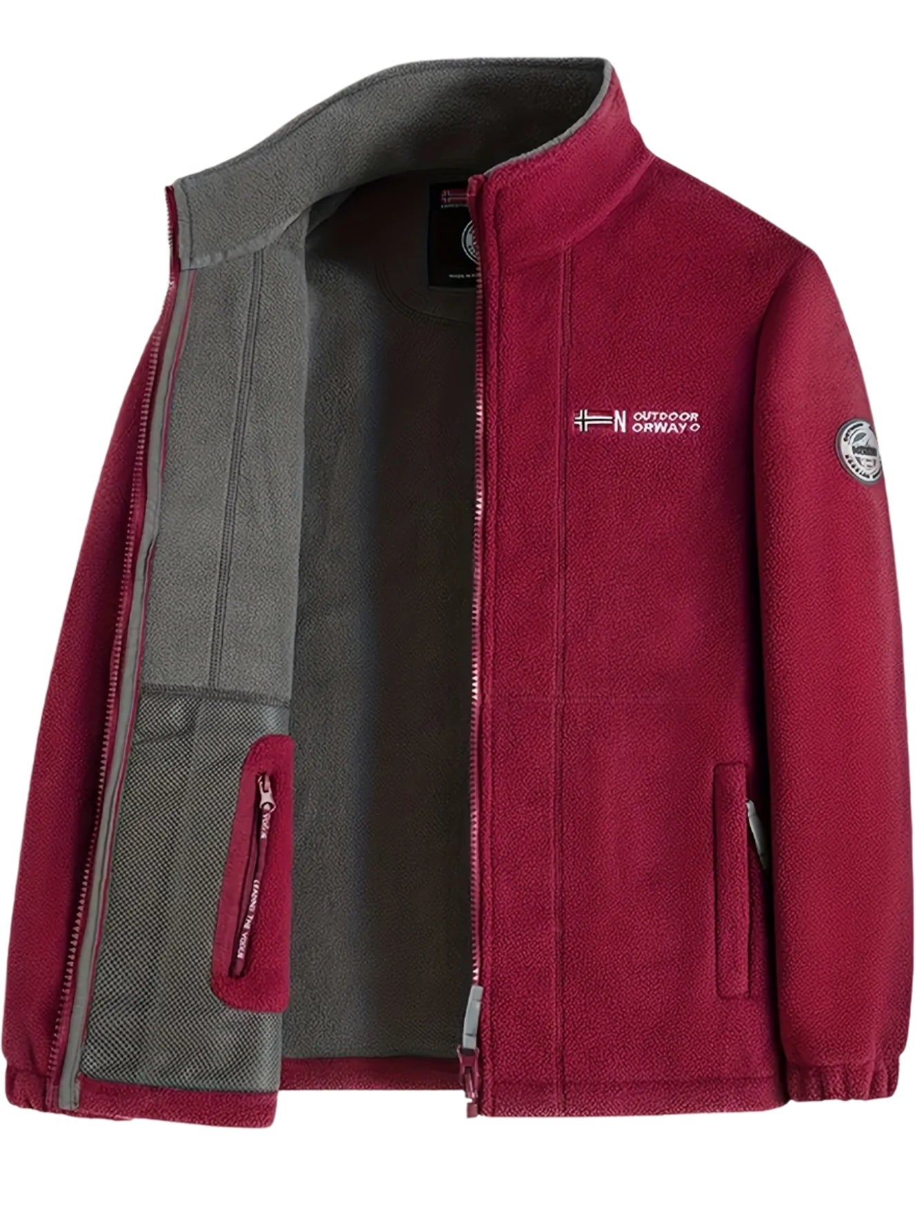 Asier | Chaqueta Polar Hombre Cuello Alto Cremallera