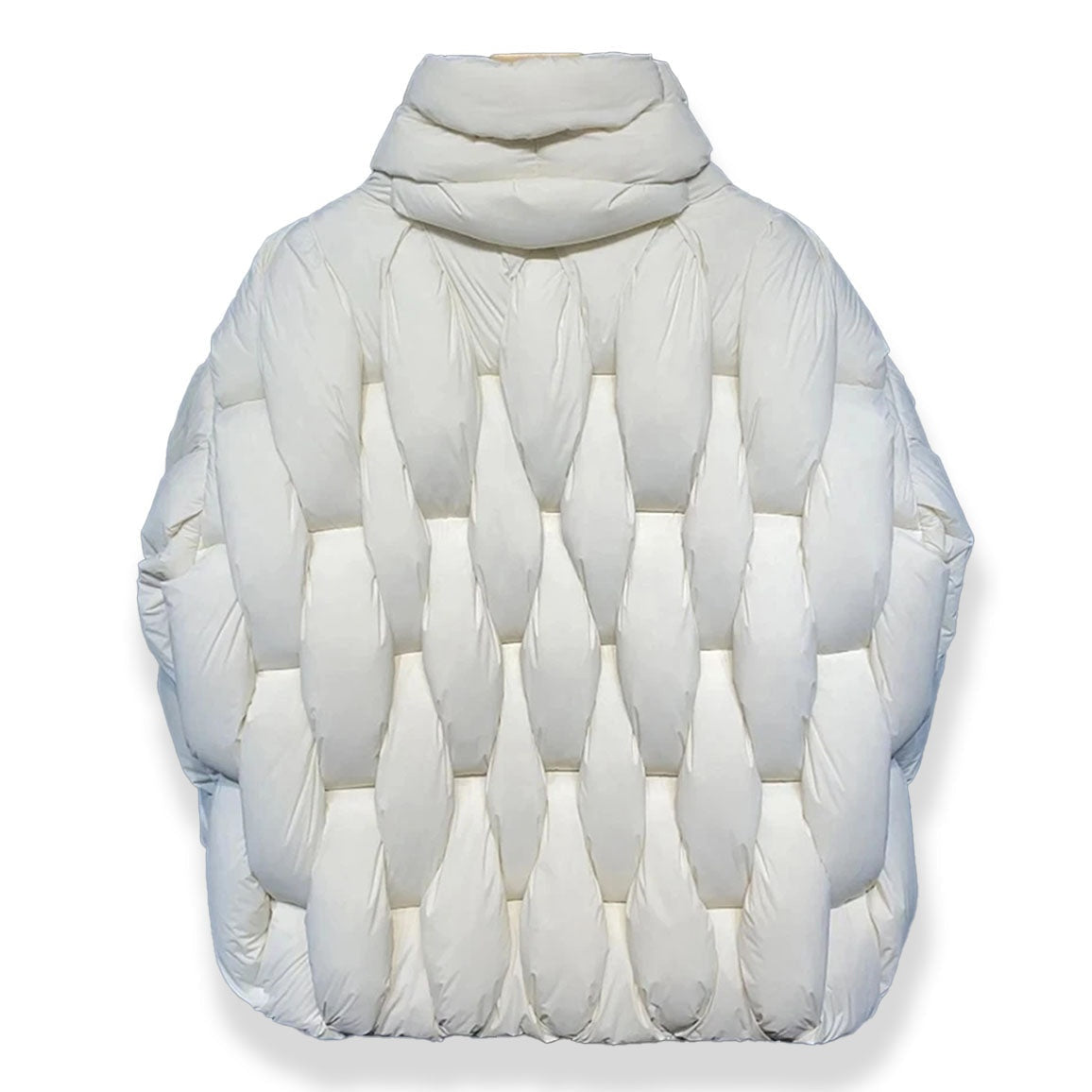 Berta | Chaqueta de Plumas Oversize Mujer Cuello Alto Cremallera
