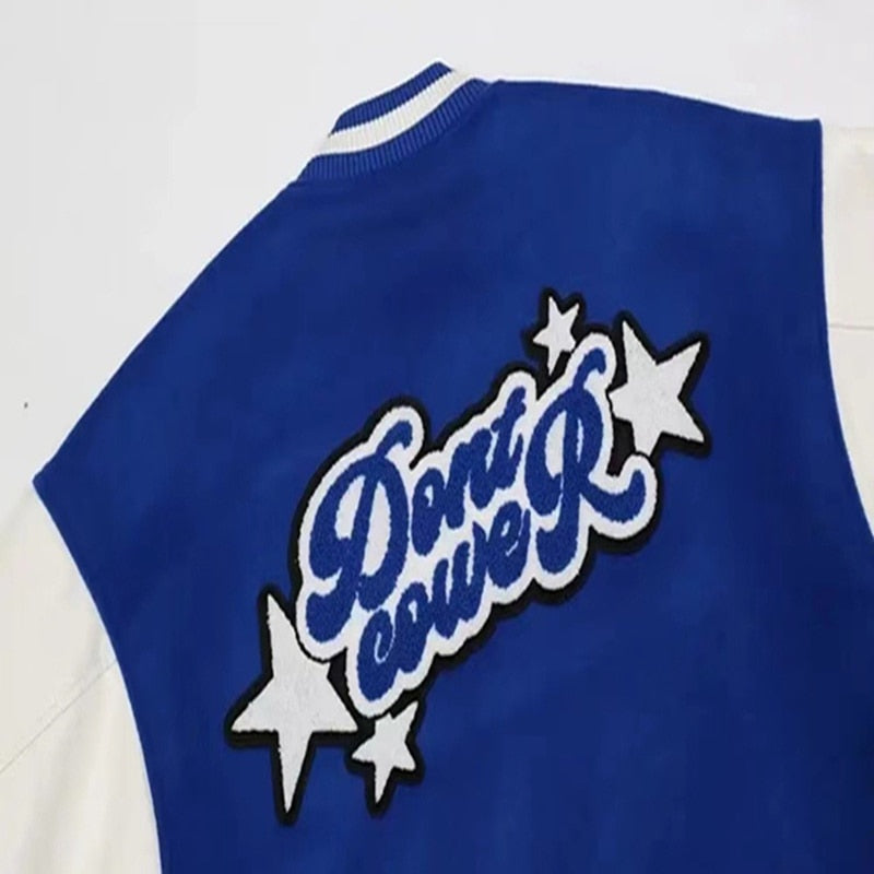 Biel | Varsity Jacket Hombre Bordado Oversize