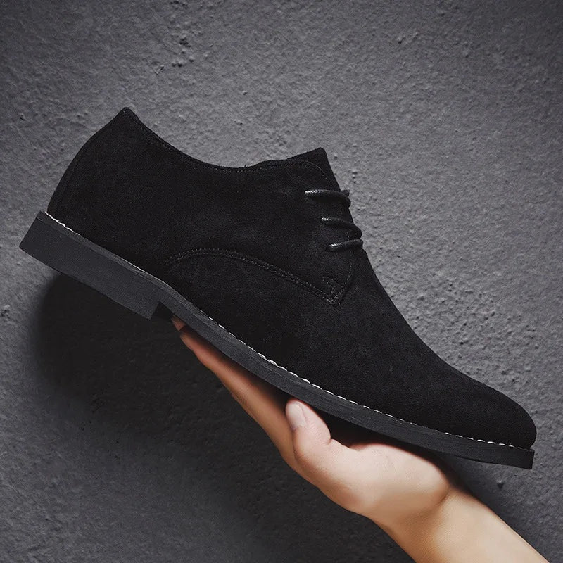 Bruno | Zapatos Derby de Ante Hombre con Cordones