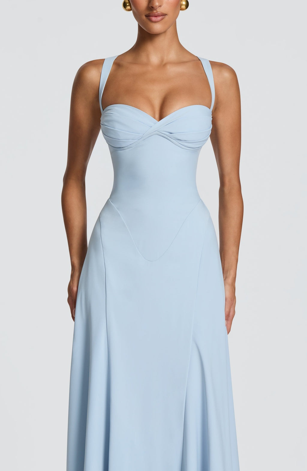 Catalina | Vestido Largo de Gala Mujer Escote Corazón Tirantes