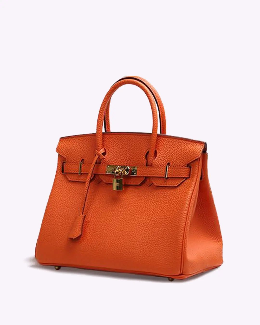 Cayetana | Bolso de Mano de Piel Mujer Asas Dobles Herrajes