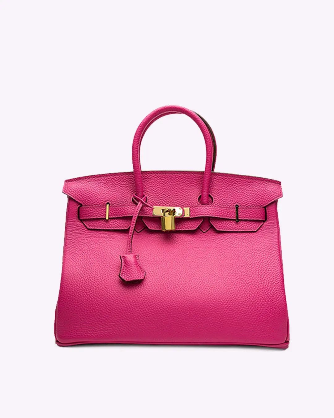 Cayetana | Bolso de Mano de Piel Mujer Asas Dobles Herrajes