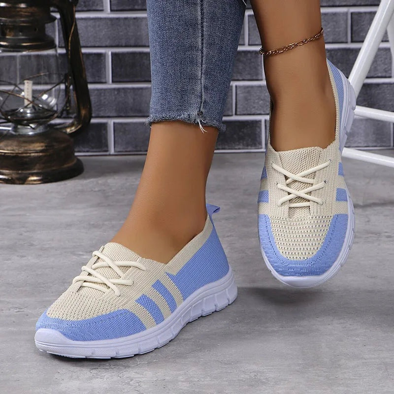 Celeste | Sneakers de Tejido Transpirable Mujer Suela Flexible