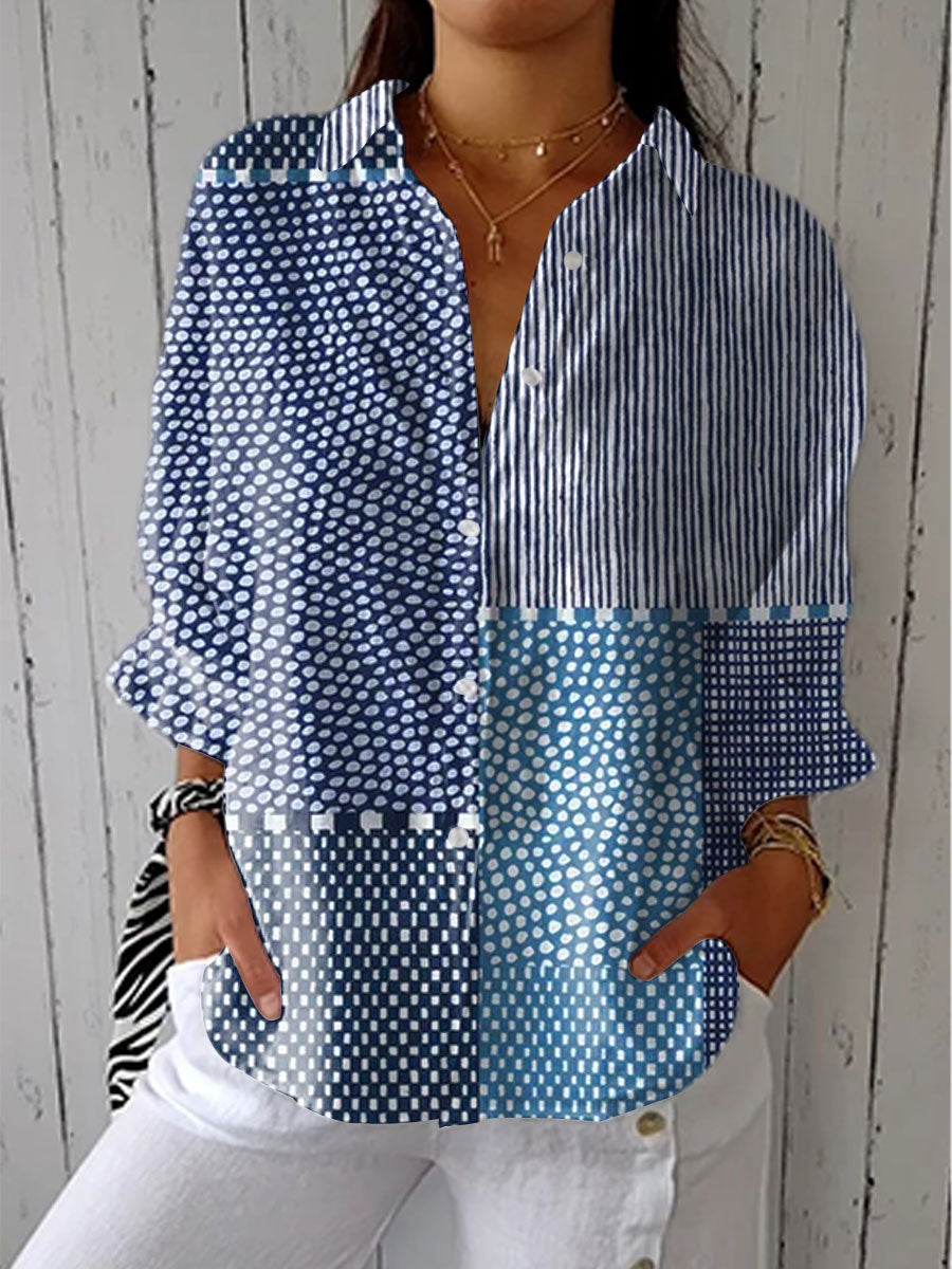Consuelo | Blusa Tropical Estampada Mujer Escote V