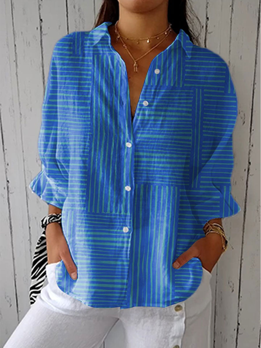 Consuelo | Blusa Tropical Estampada Mujer Escote V