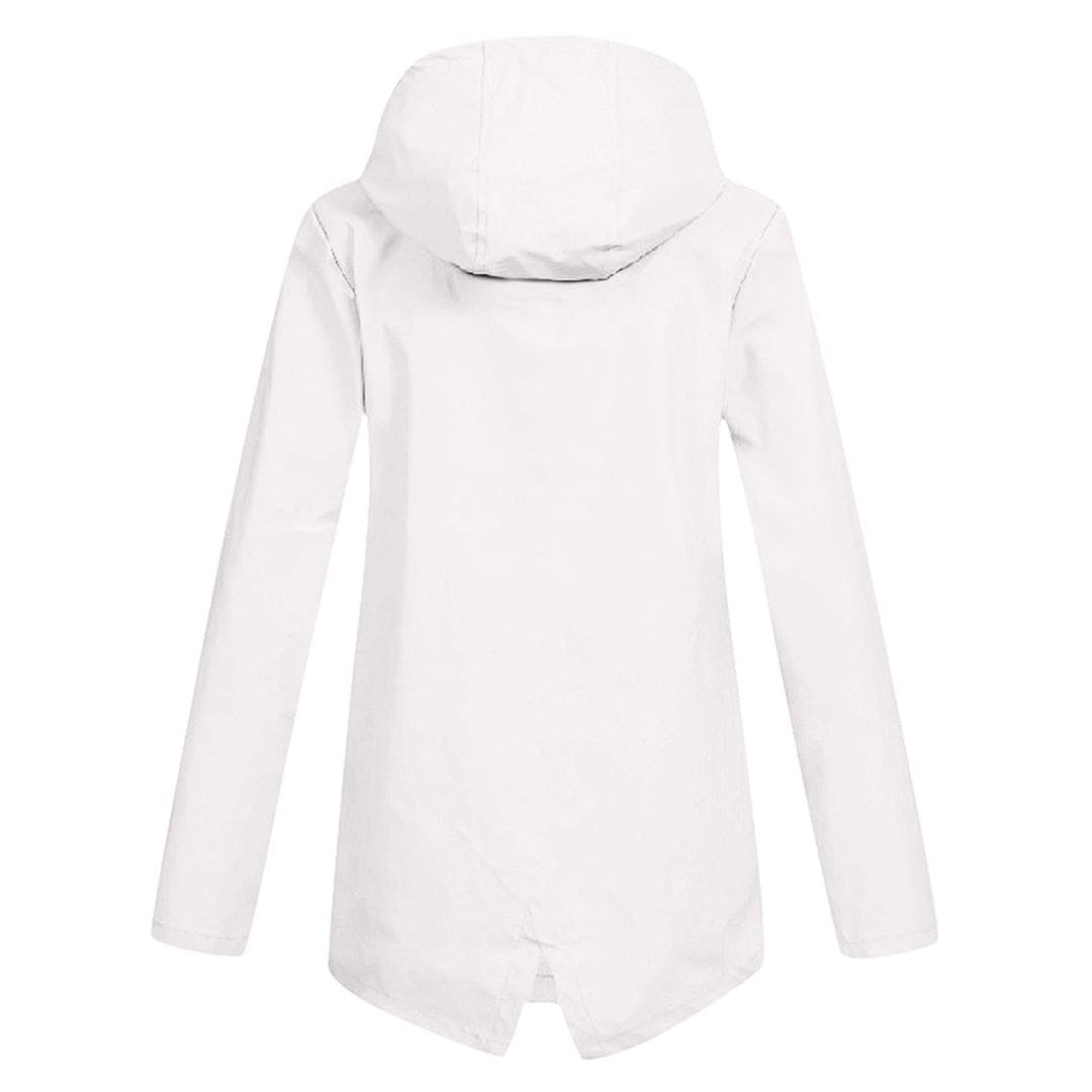 Covadonga | Chubasquero Impermeable Mujer con Capucha Cremallera
