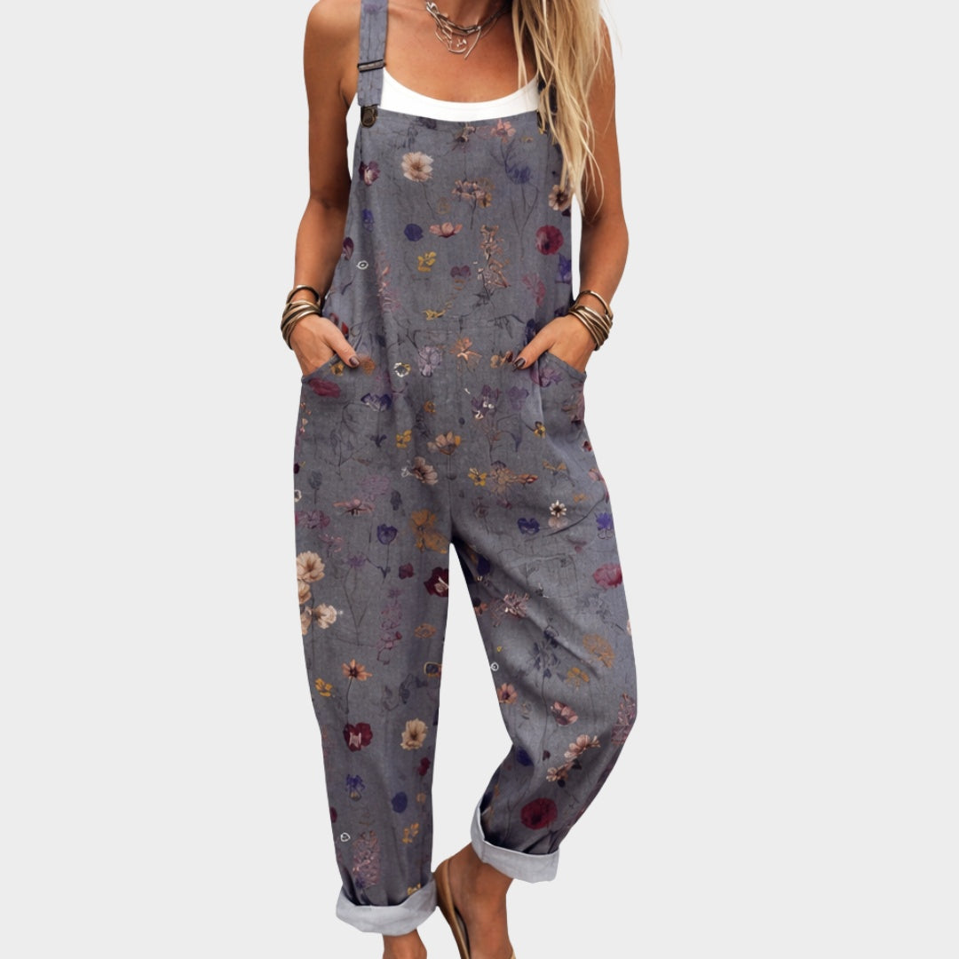 Covadonga | Mono Largo Estampado Floral Mujer Tirantes