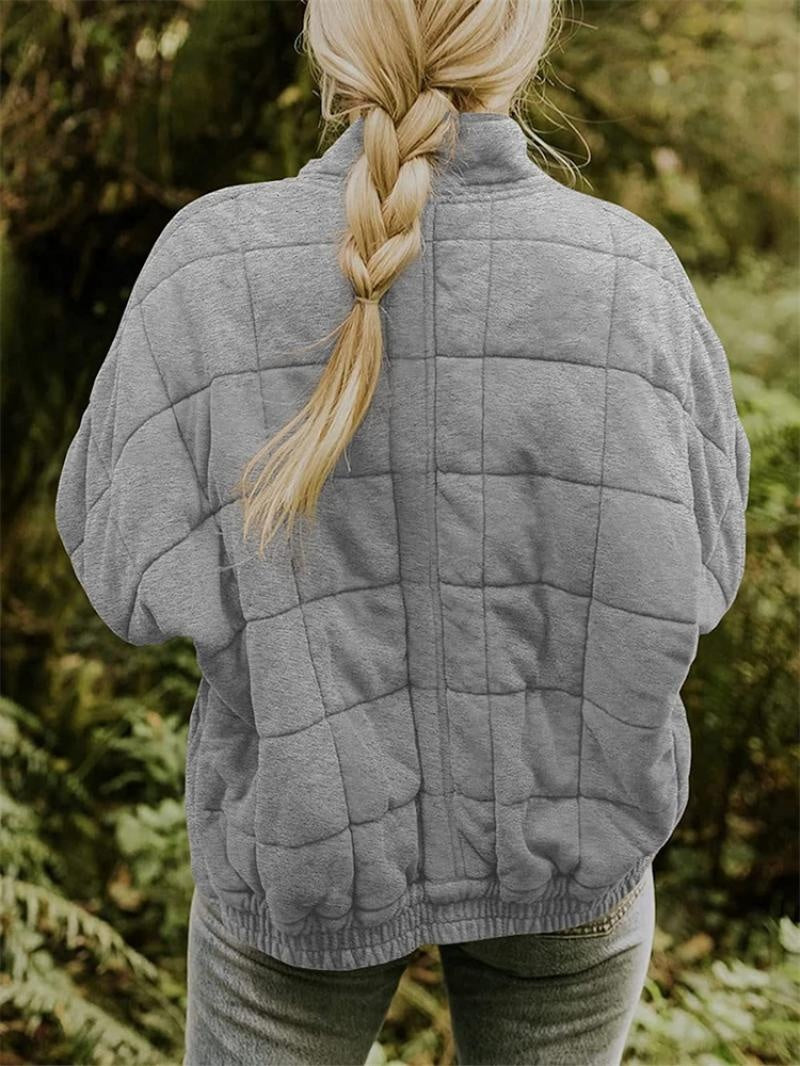 Cristina | Chaqueta Bomber Acolchada Mujer Cuello Alzado Cremallera