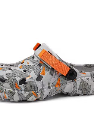 Crocs Estampado Camuflaje Hombre Correa Ajustable