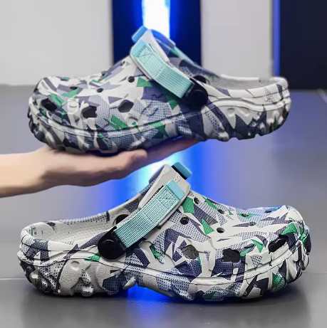 Crocs Estampado Camuflaje Hombre Correa Ajustable