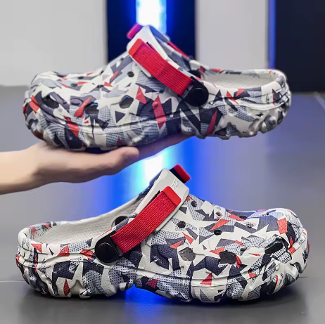 Crocs Estampado Camuflaje Hombre Correa Ajustable