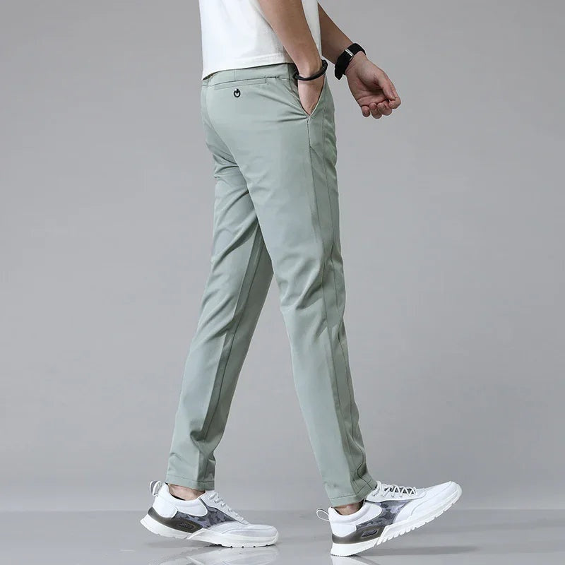 Darío | Pantalón Cropped Chino Hombre Ajustado Slim Fit