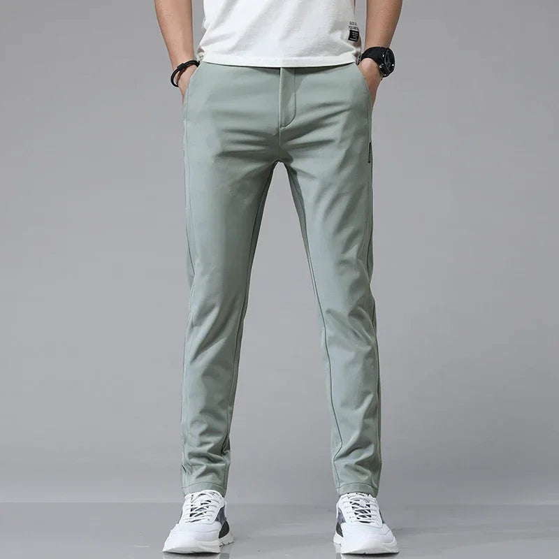 Darío | Pantalón Cropped Chino Hombre Ajustado Slim Fit