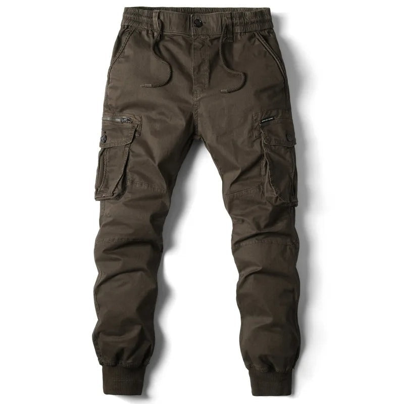 Darío | Pantalones Cargo Jogger Hombre Bolsillos Laterales Cintura Elástica