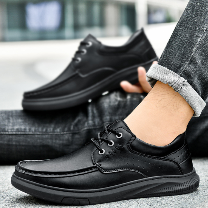 Darío | Zapatos Casual de Cuero Hombre Suela Gruesa