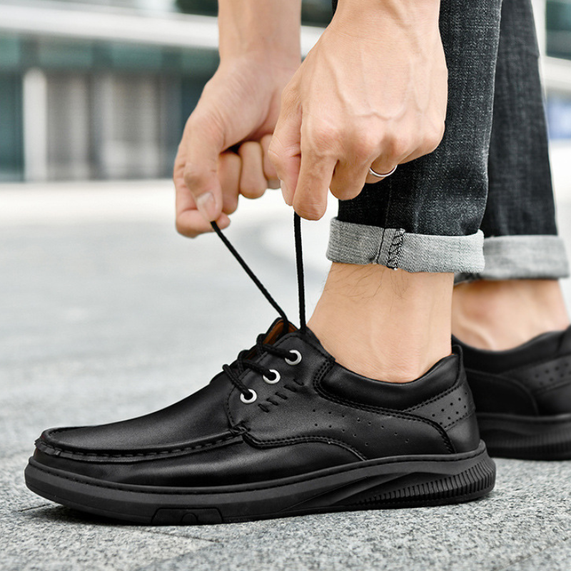 Darío | Zapatos Casual de Cuero Hombre Suela Gruesa