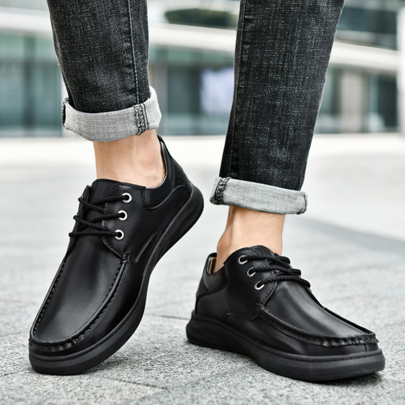 Darío | Zapatos Casual de Cuero Hombre Suela Gruesa