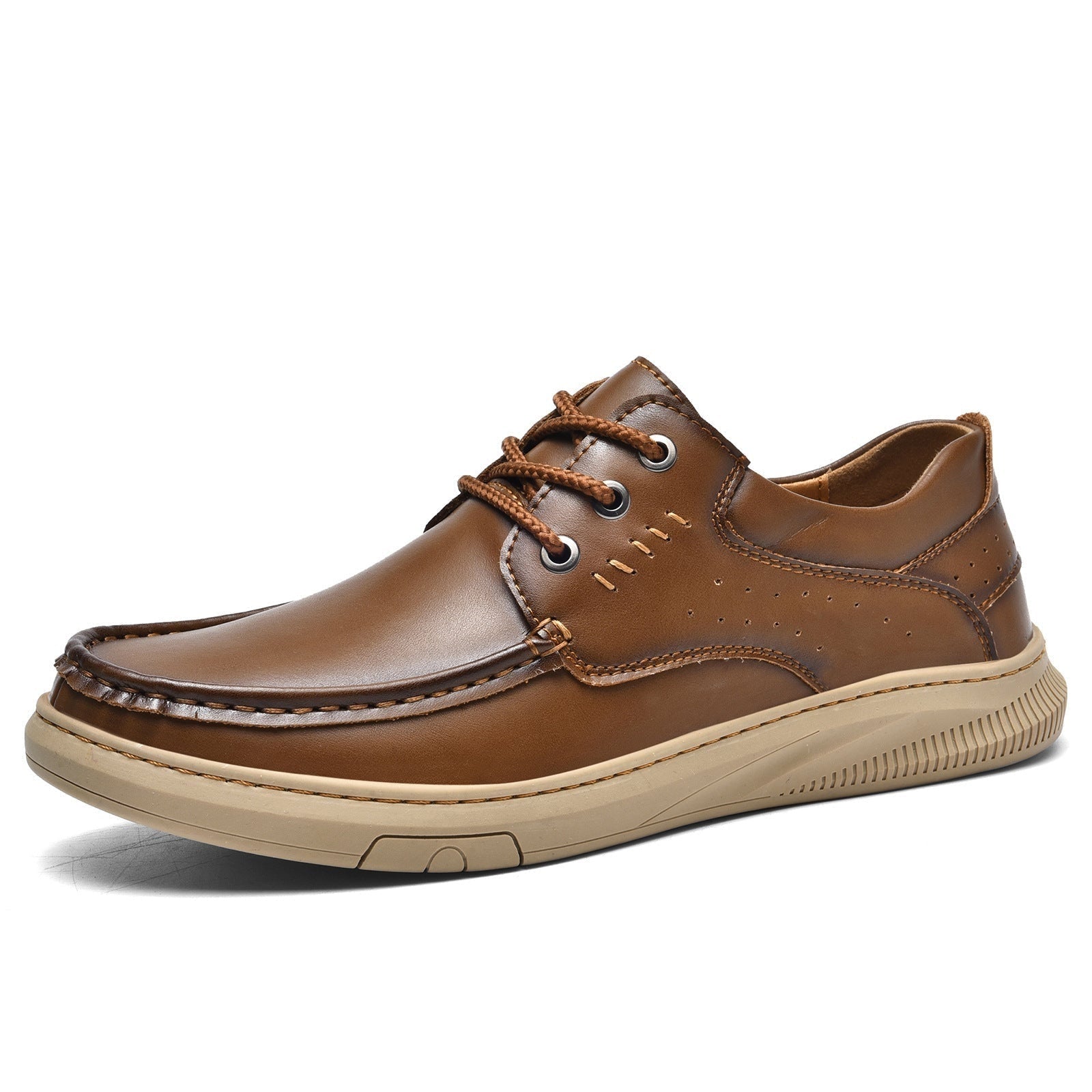 Darío | Zapatos Casual de Cuero Hombre Suela Gruesa