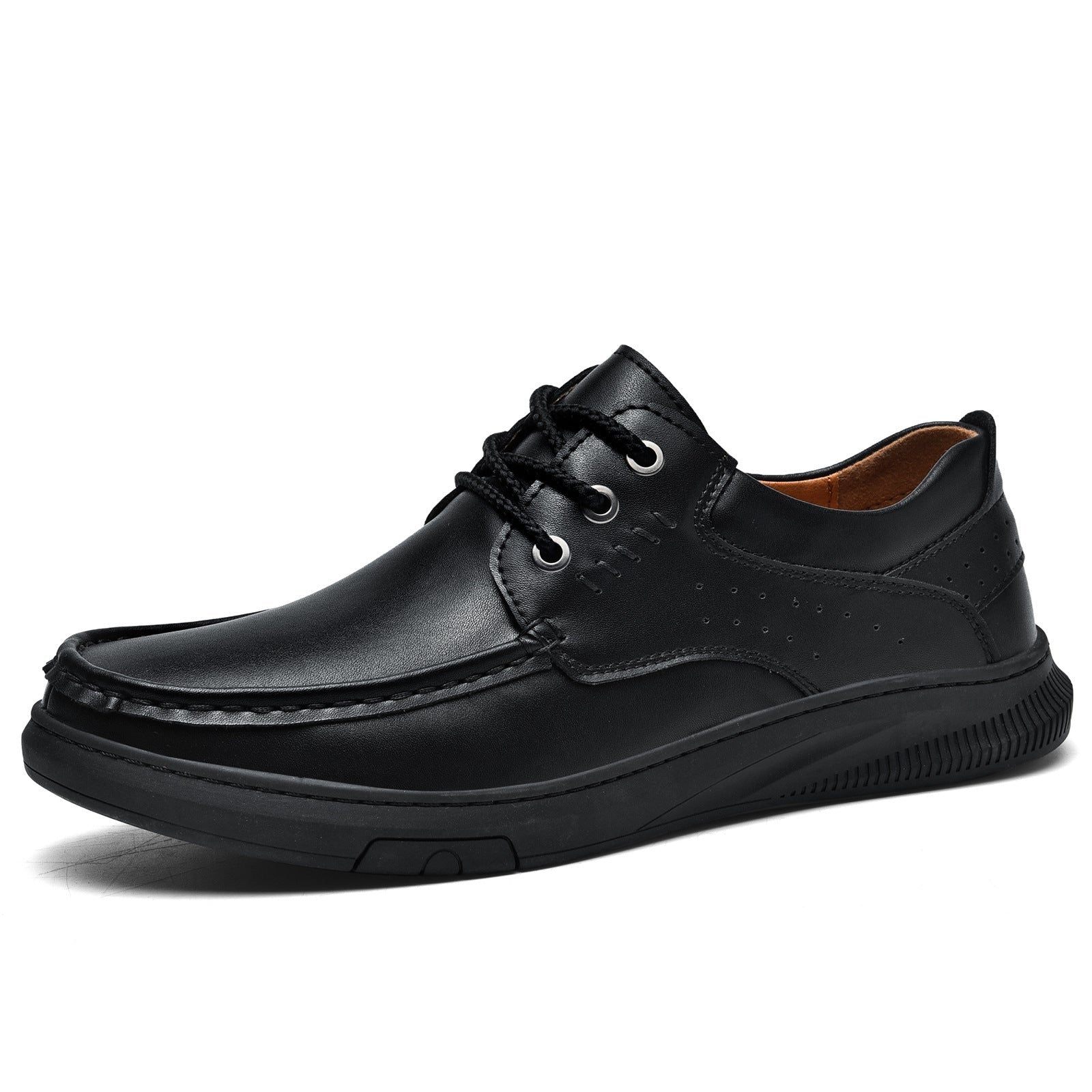Darío | Zapatos Casual de Cuero Hombre Suela Gruesa