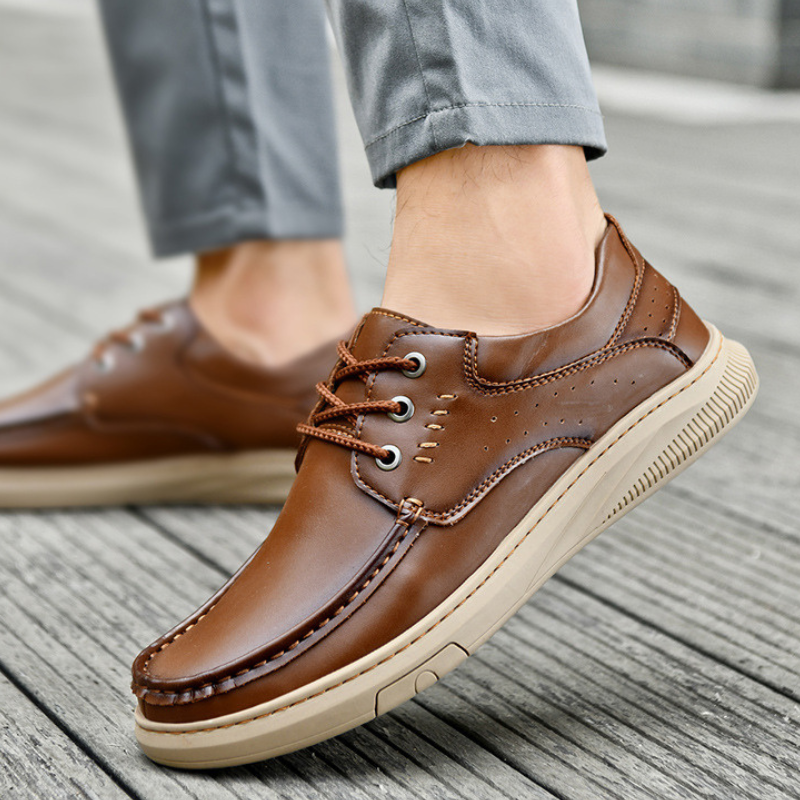 Darío | Zapatos Casual de Cuero Hombre Suela Gruesa
