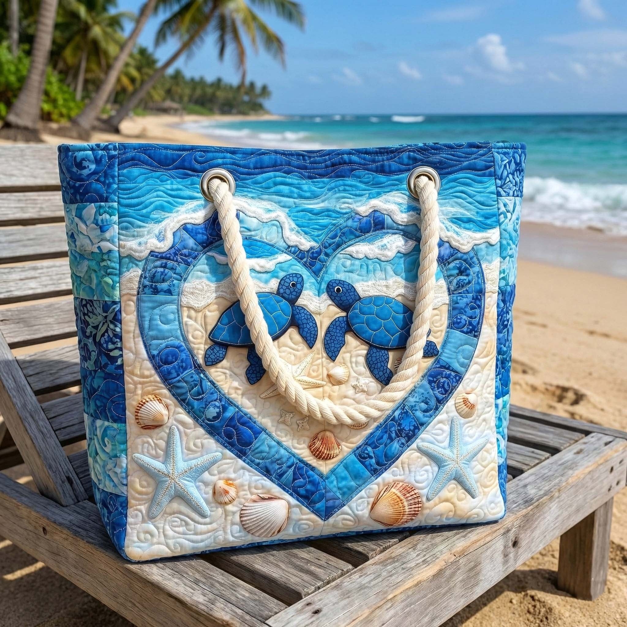 Dolores | Bolso Tote Acolchado Estampado Africano Mujer Asas de Cuerda