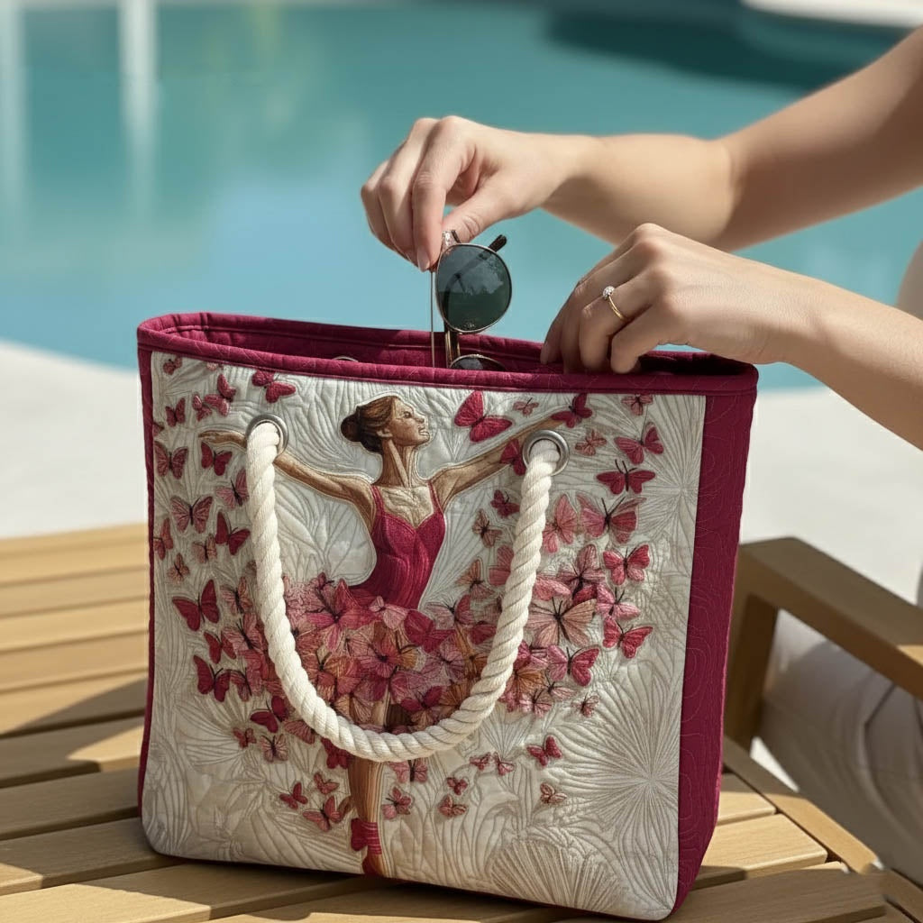 Dolores | Bolso Tote Acolchado Estampado Africano Mujer Asas de Cuerda