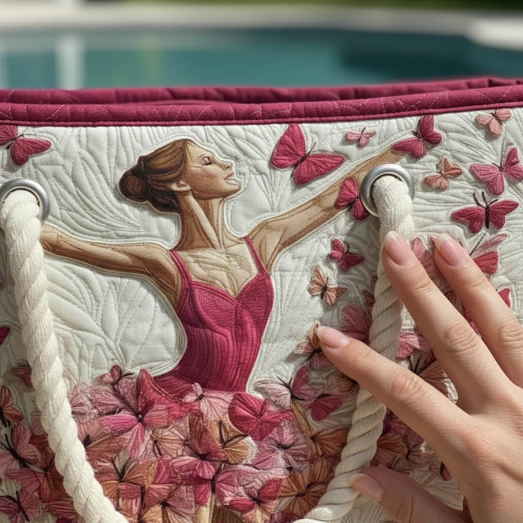 Dolores | Bolso Tote Acolchado Estampado Africano Mujer Asas de Cuerda