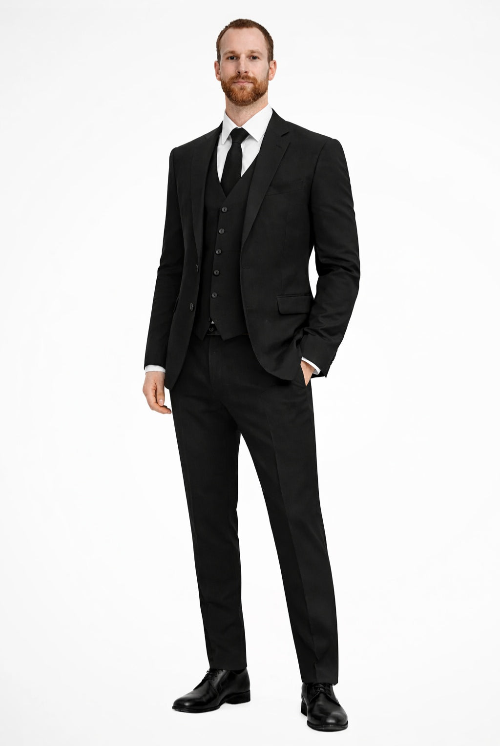 Eduardo | Traje de Tres Piezas de Lino Hombre Chaqueta Chaleco Pantalón