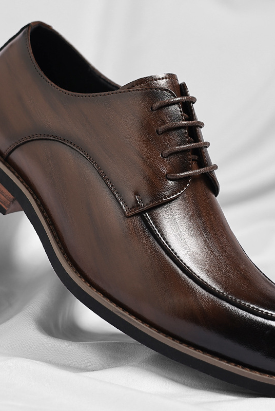 Eduardo | Zapatos Oxford de Cuero Genuino Hombre Cordones
