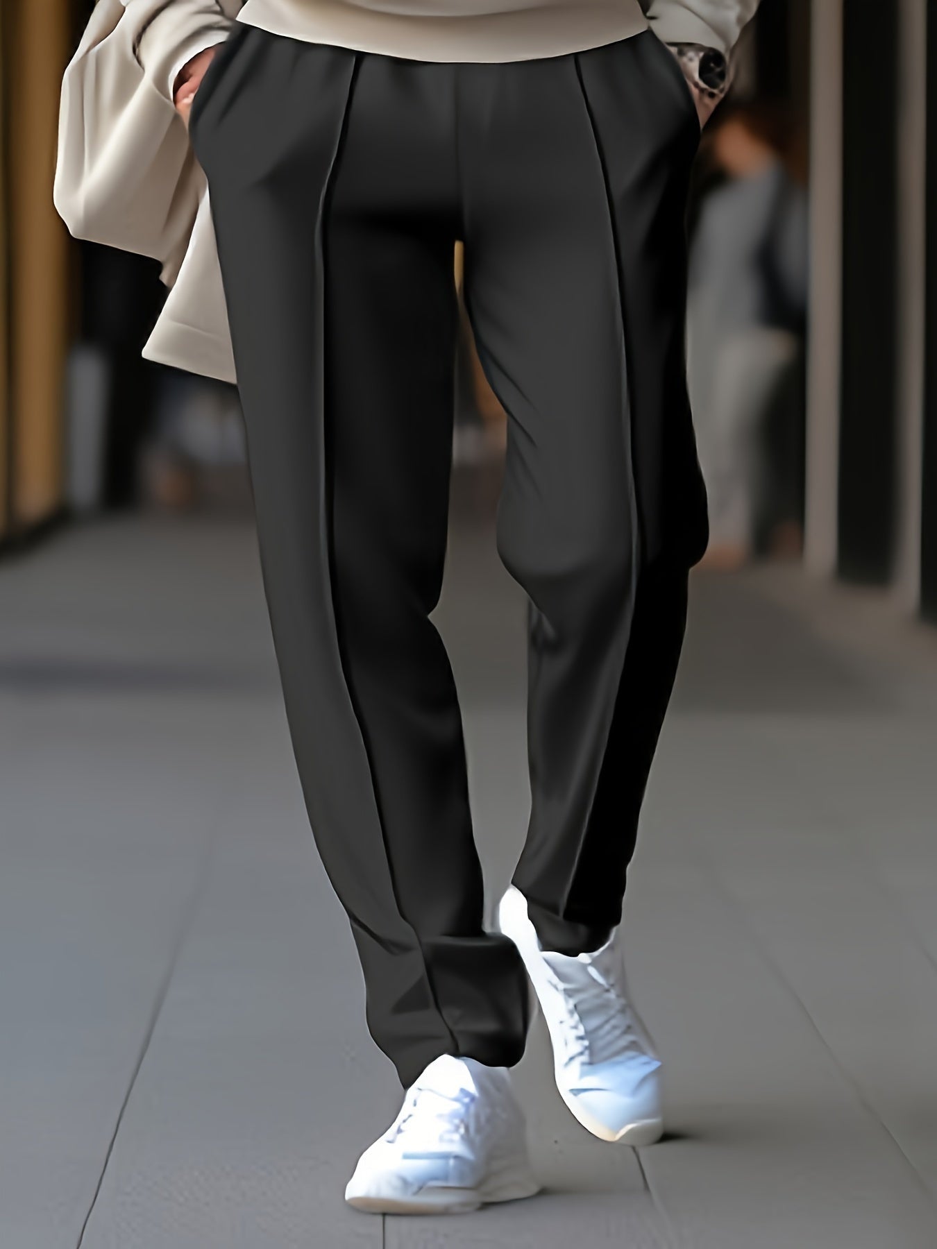 Emilio | Pantalón Chino con Pinzas Hombre Slim Fit Stretch