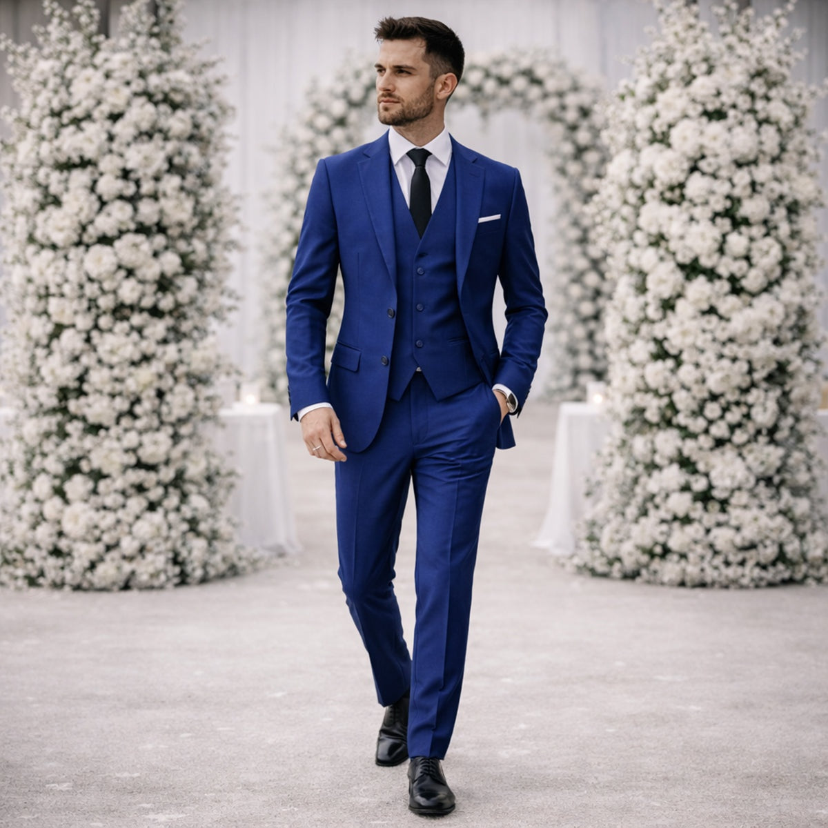 Emilio | Traje de Novio de 3 Piezas Slim Fit Hombre Chaleco