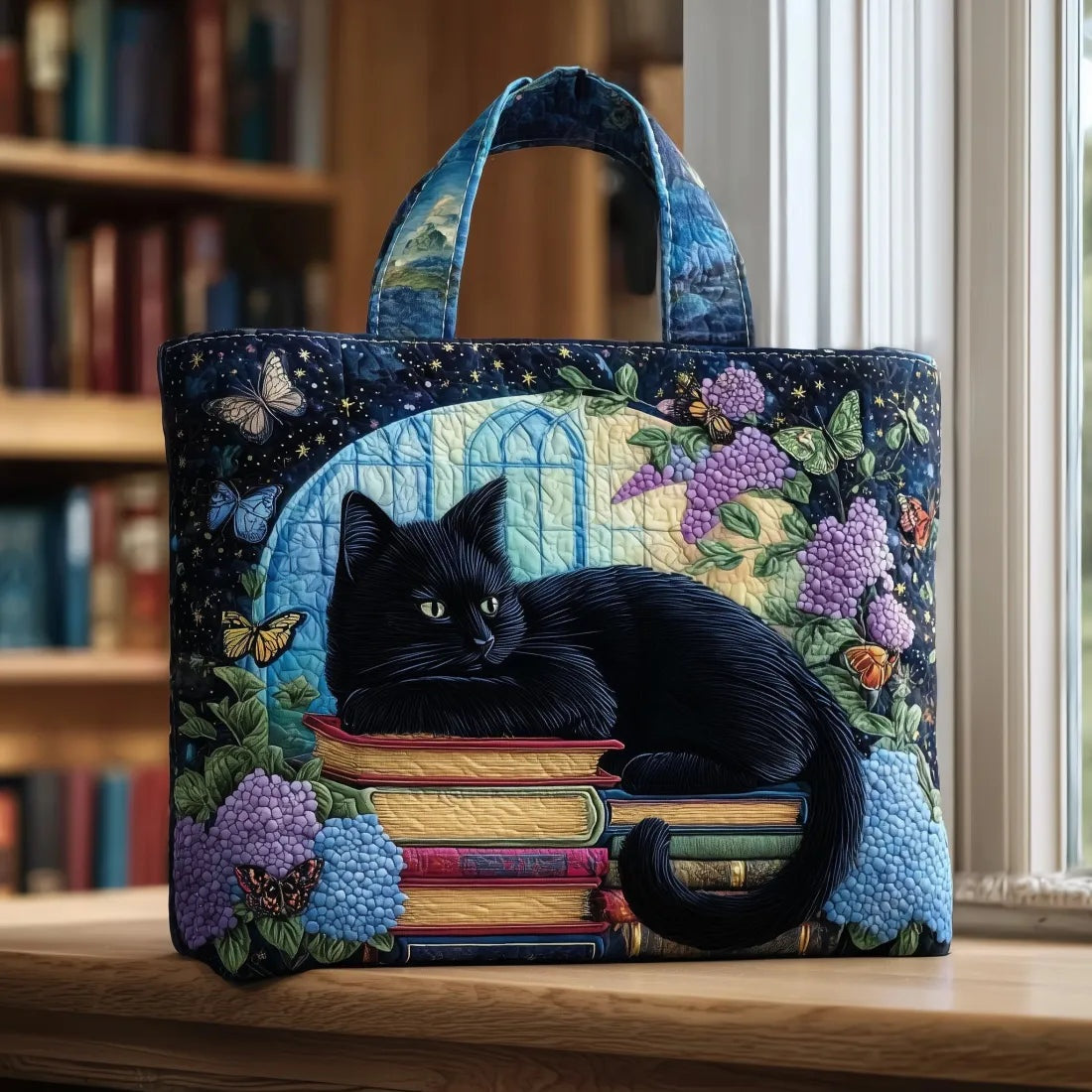 Encarnación | Bolso Tote Acolchado Hecho a Mano Mujer Piano
