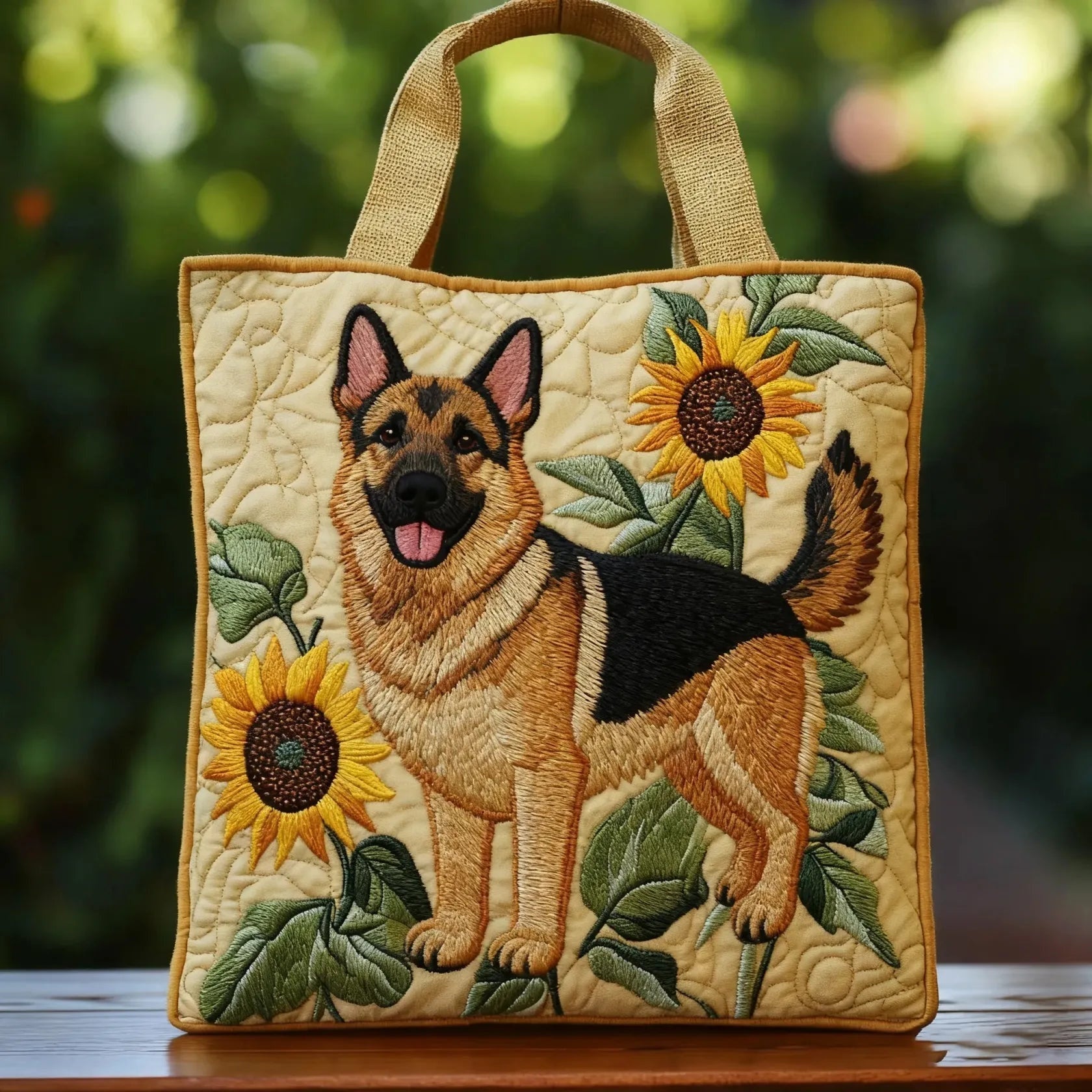 Encarnación | Bolso Tote Acolchado Hecho a Mano Mujer Piano